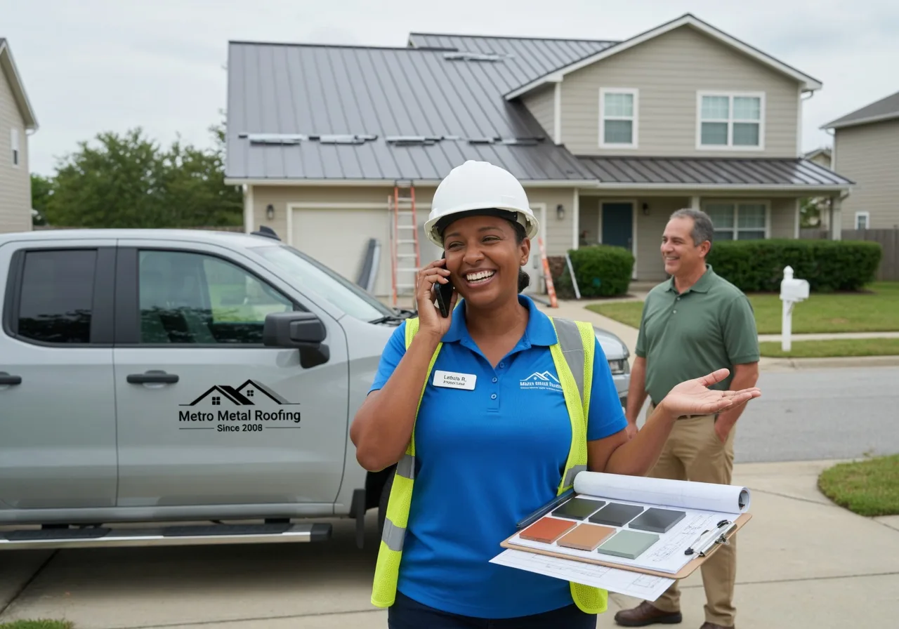 Storm Damage Metal Roof Repair in Tyler Hill, PA